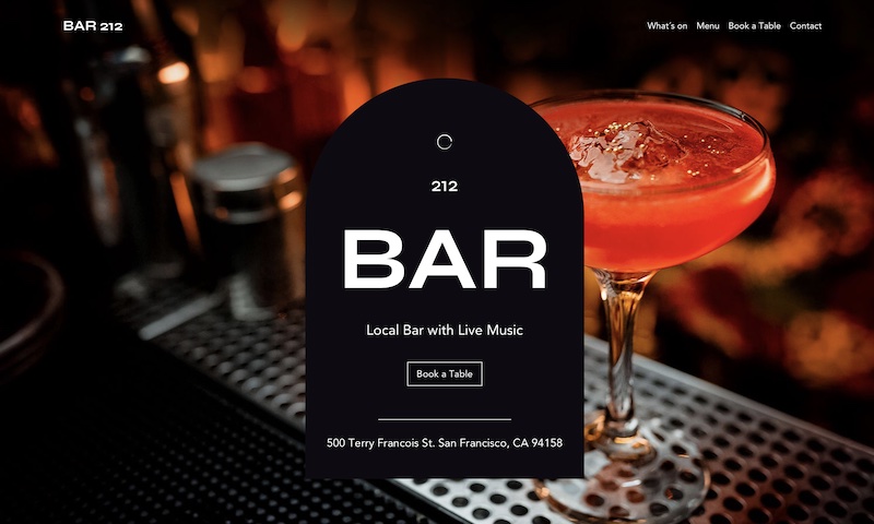 Bar Premium Template