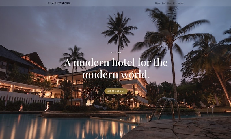 Premium Templates for Blocs |  Hotel Template