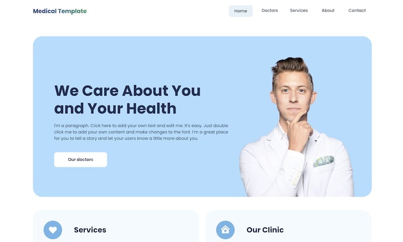 medical_doctor_template_blocs