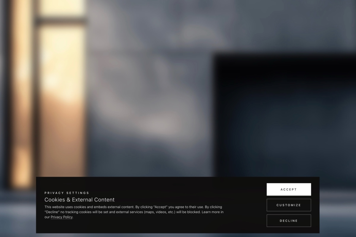 Cookie Banner for Blocs